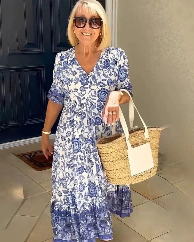 Effortless Printed Summer Dress