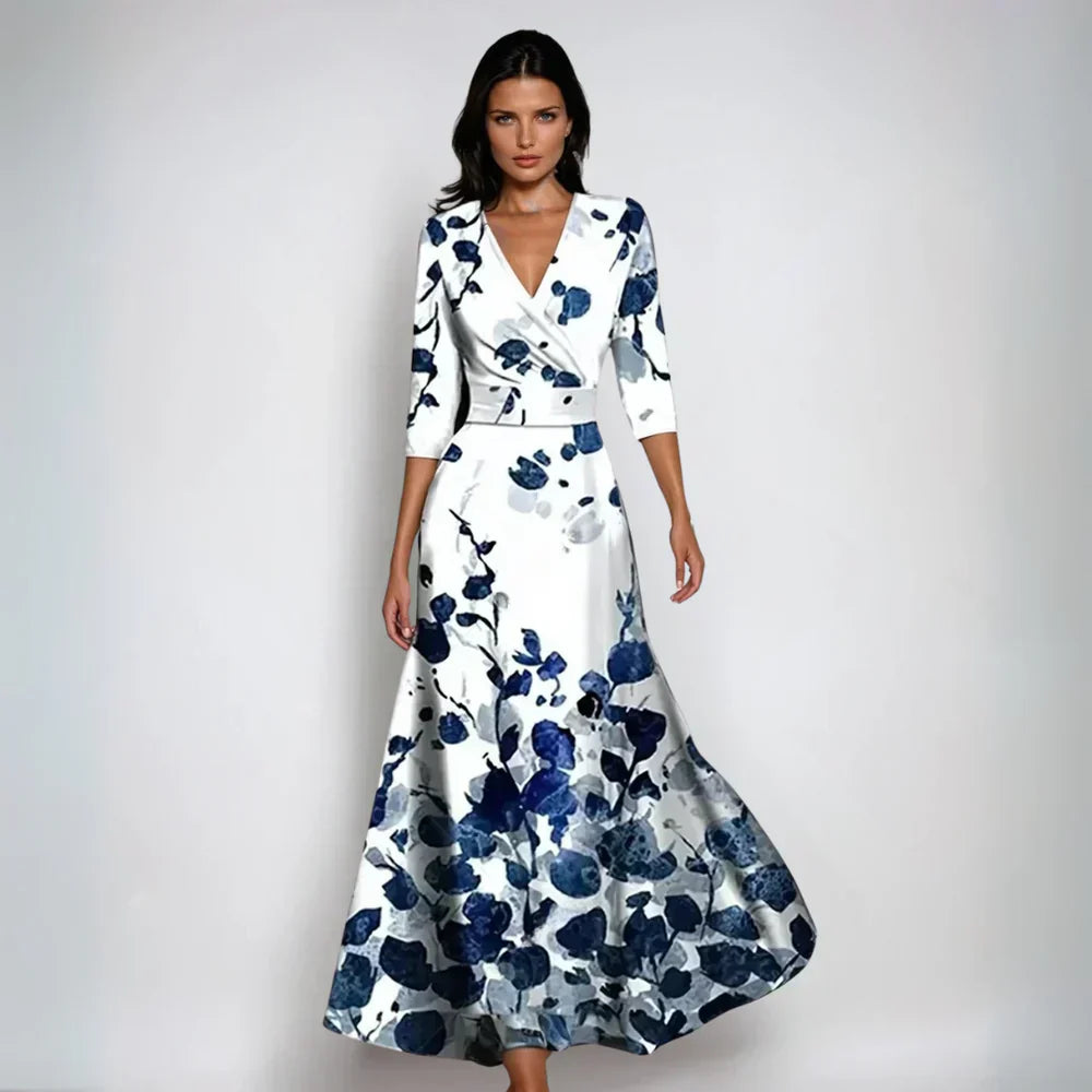 Floral A-Line Swing Dress