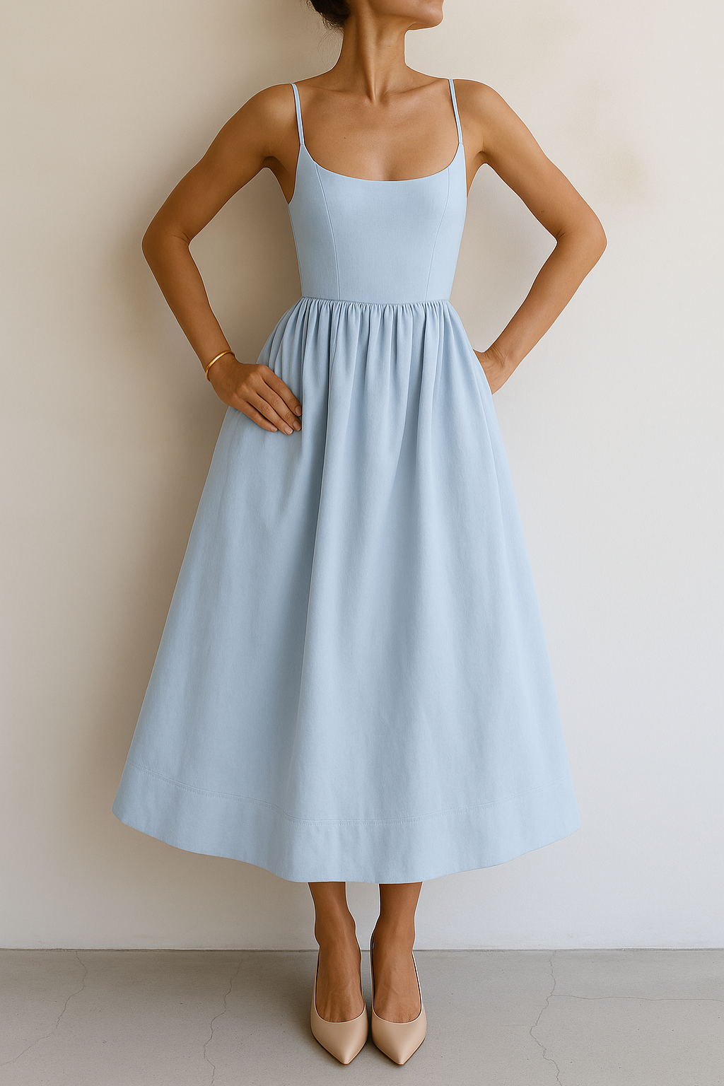 Elegant Flowy Summer Dress