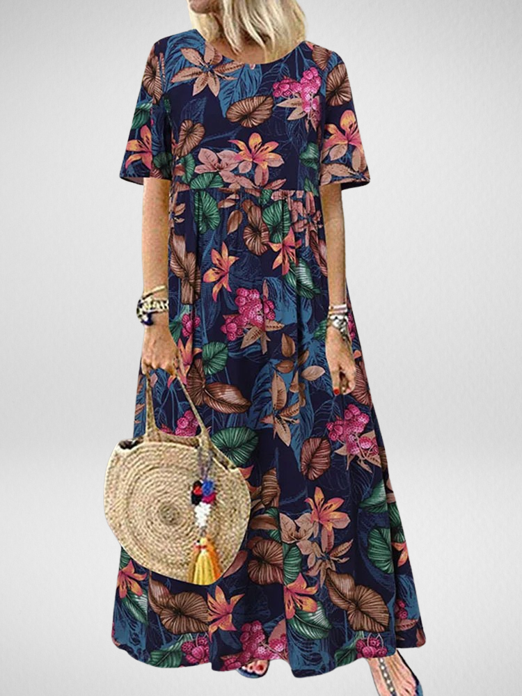 Boho Floral Maxi Dress