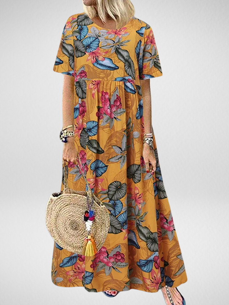 Boho Floral Maxi Dress
