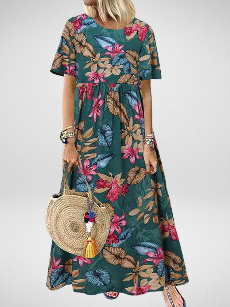 Boho Floral Maxi Dress