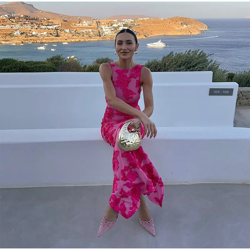 Timeless Floral Evening Gown