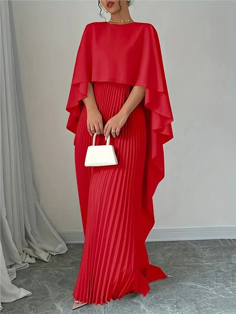 Batwing Sleeve Midi Dress