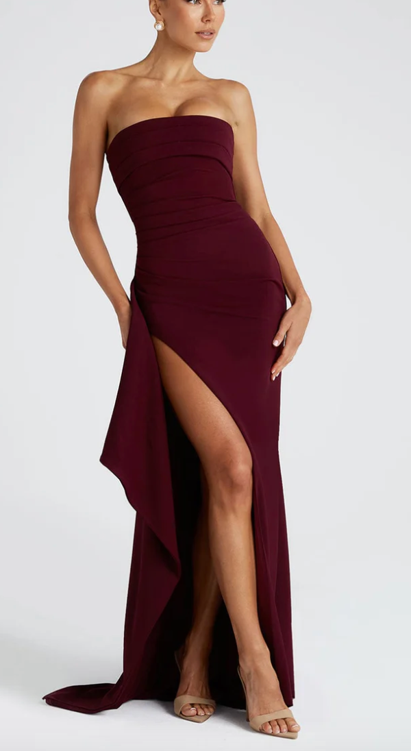 Strapless Luxe Maxi Dress
