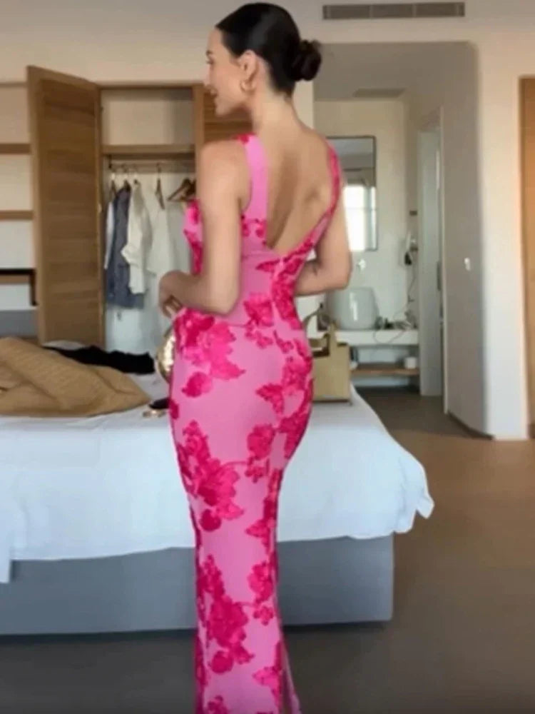 Timeless Floral Evening Gown
