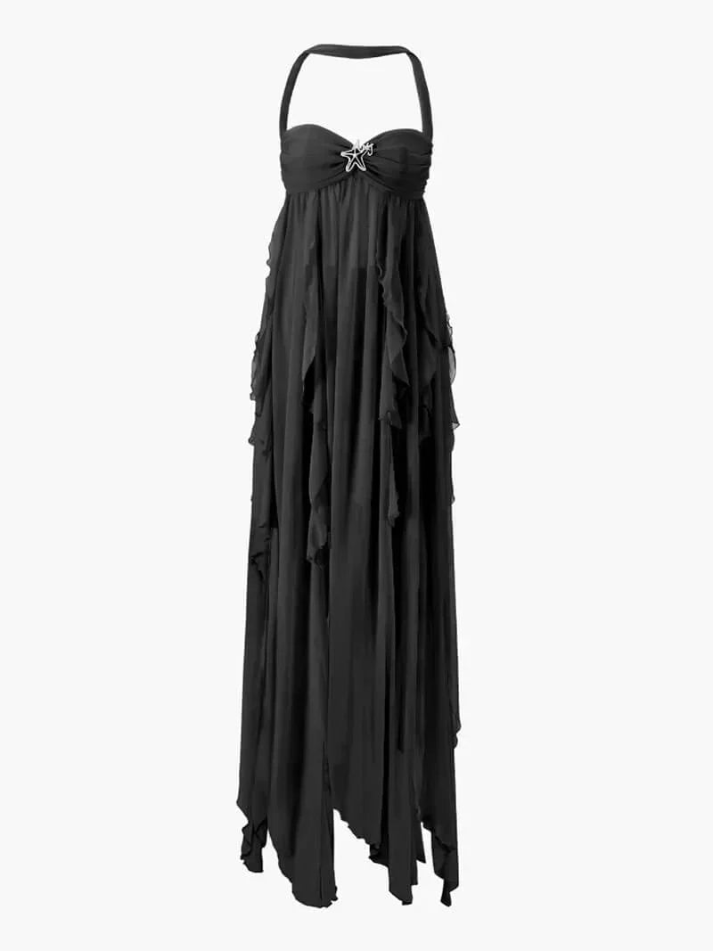 Romantic Ruffle Maxi Dress