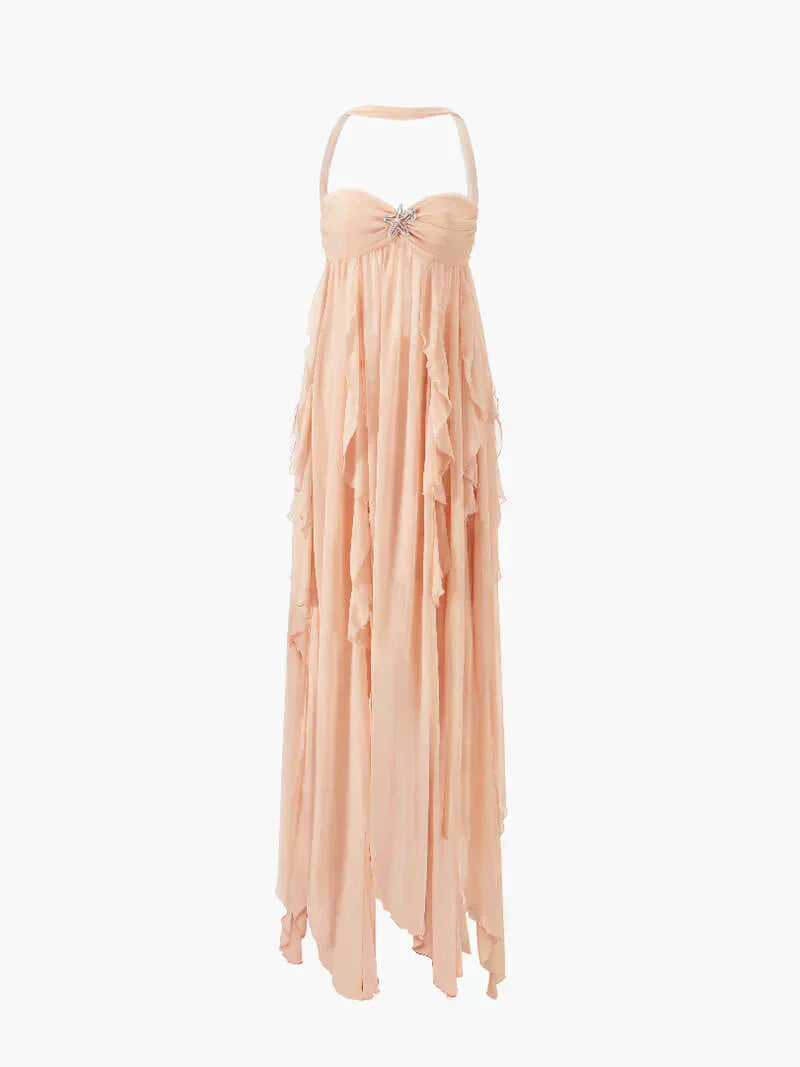 Romantic Ruffle Maxi Dress