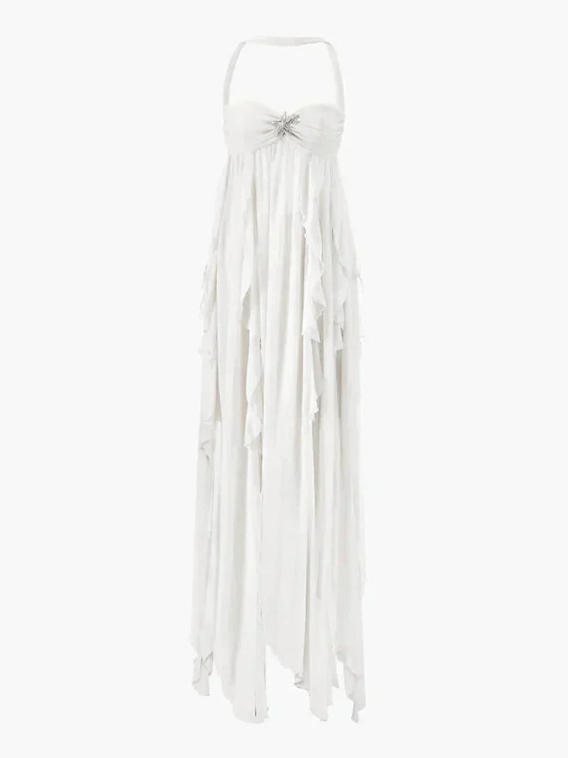 Romantic Ruffle Maxi Dress