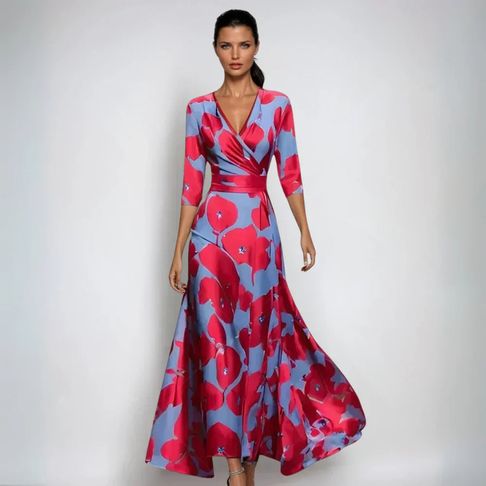 Floral A-Line Swing Dress