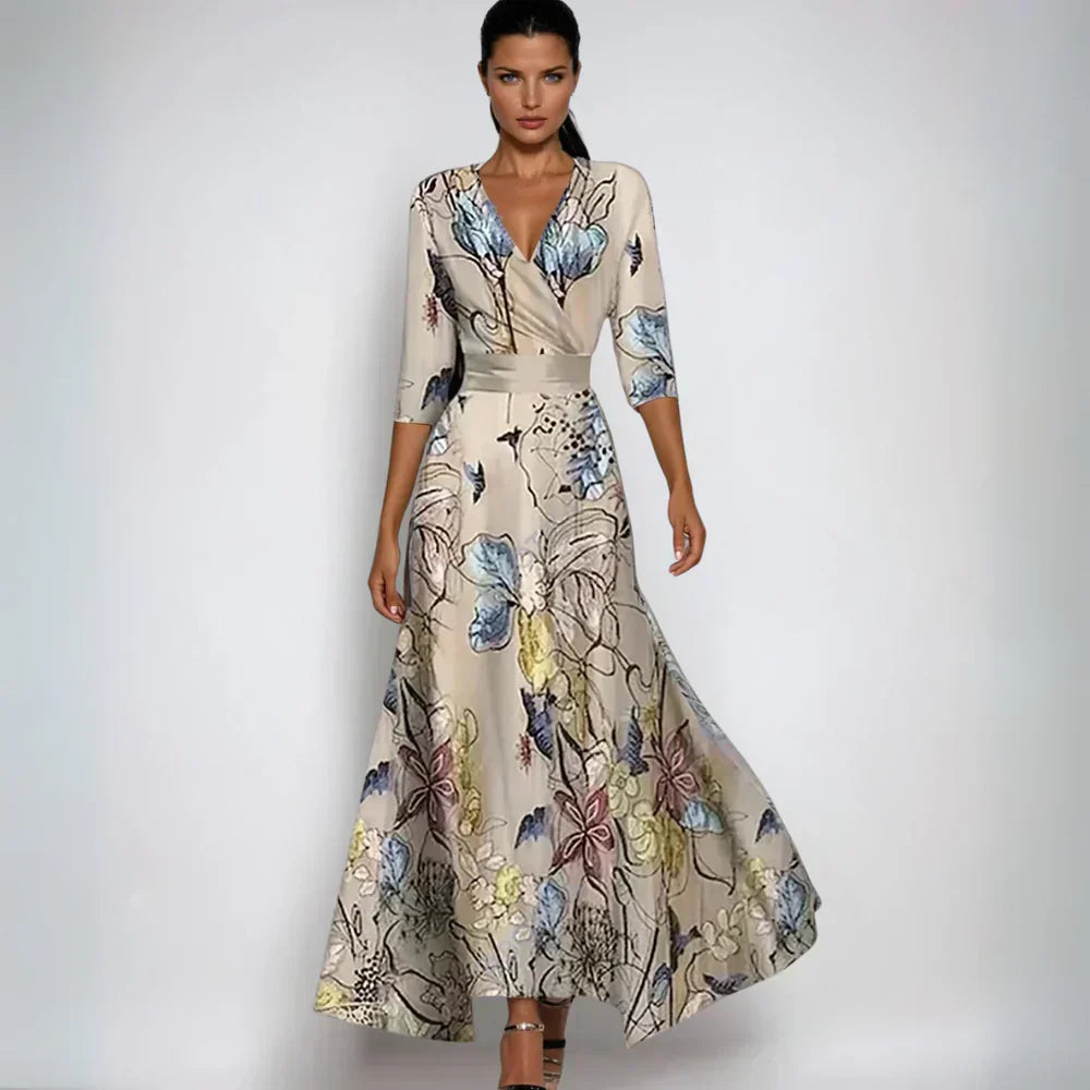 Floral A-Line Swing Dress