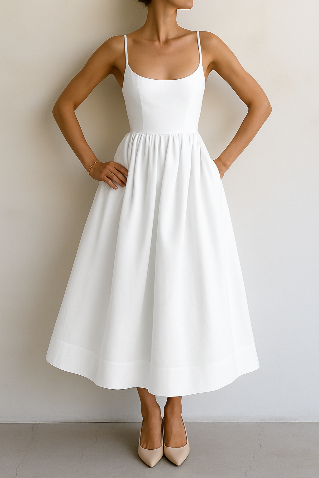 Elegant Flowy Summer Dress