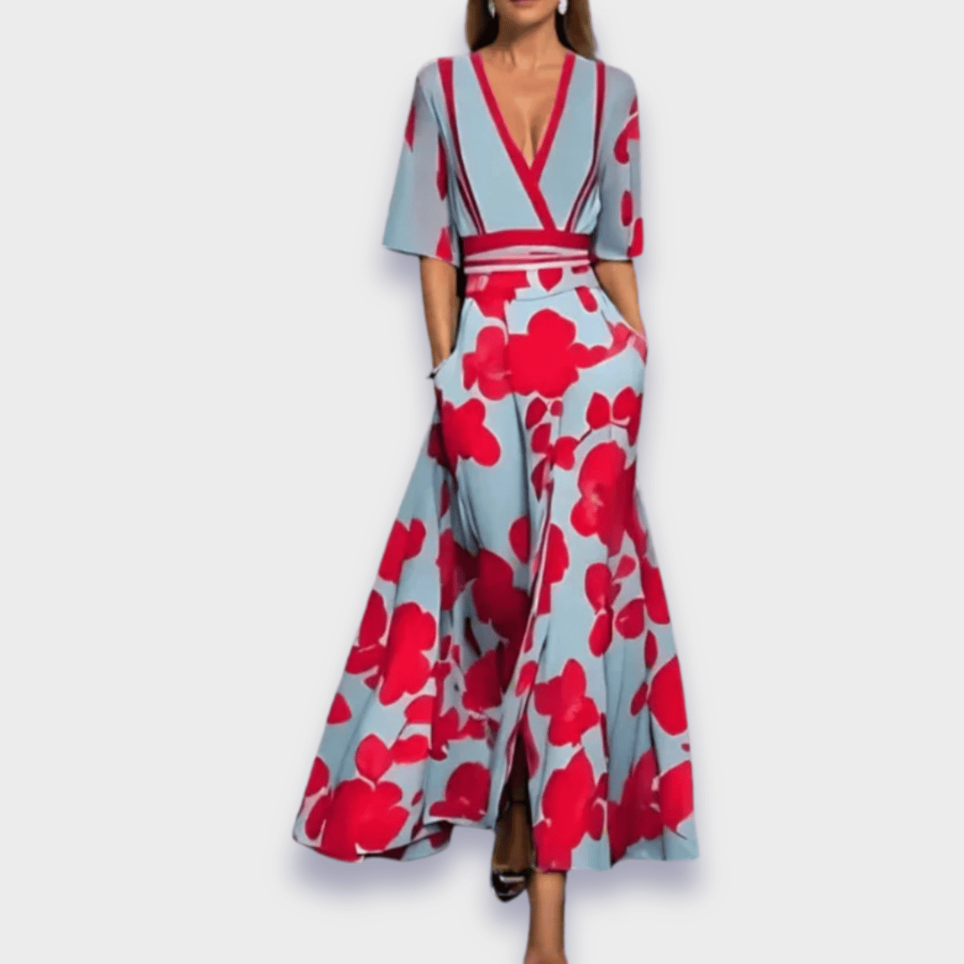 Floral A-Line Swing Dress