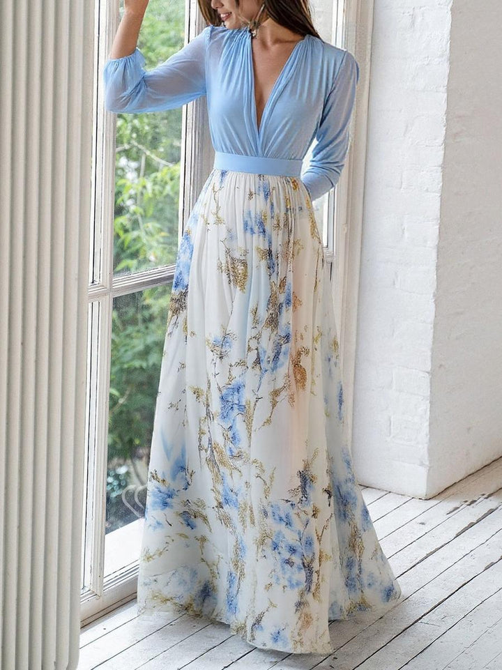 Elegant Floral Maxi Dress