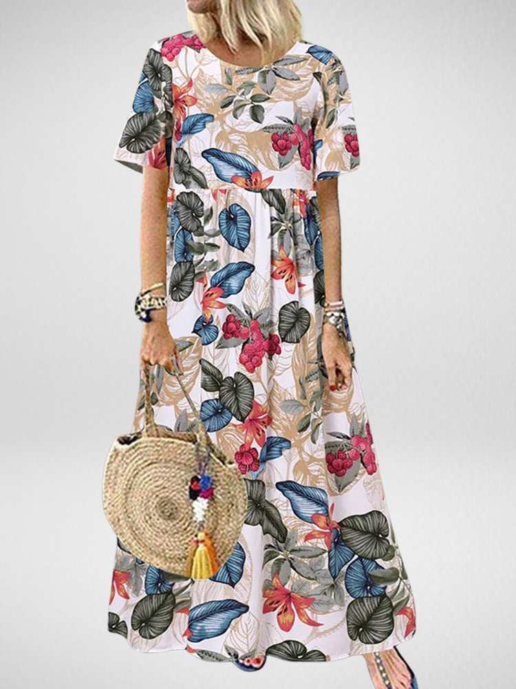 Boho Floral Maxi Dress