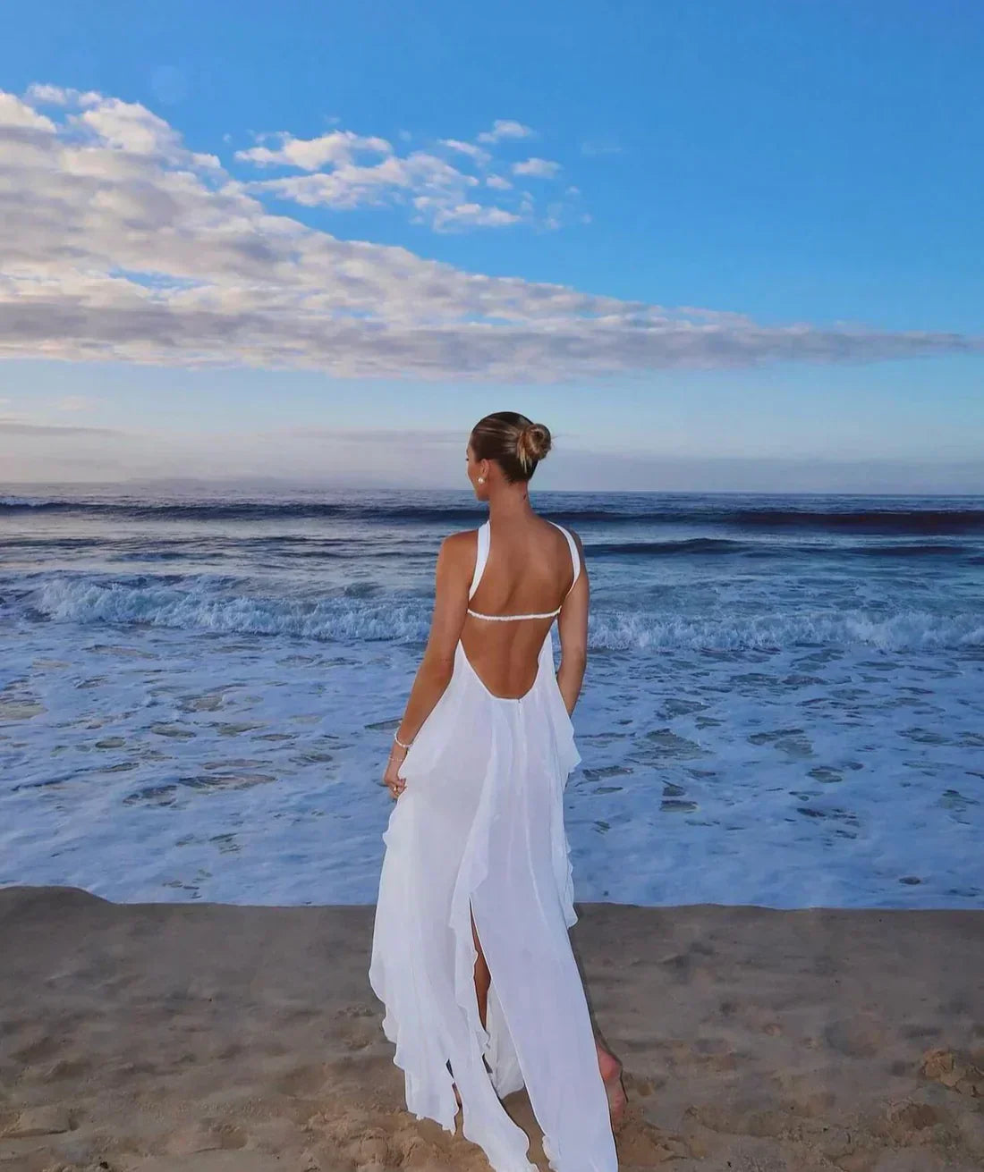 Romantic Ruffle Maxi Dress