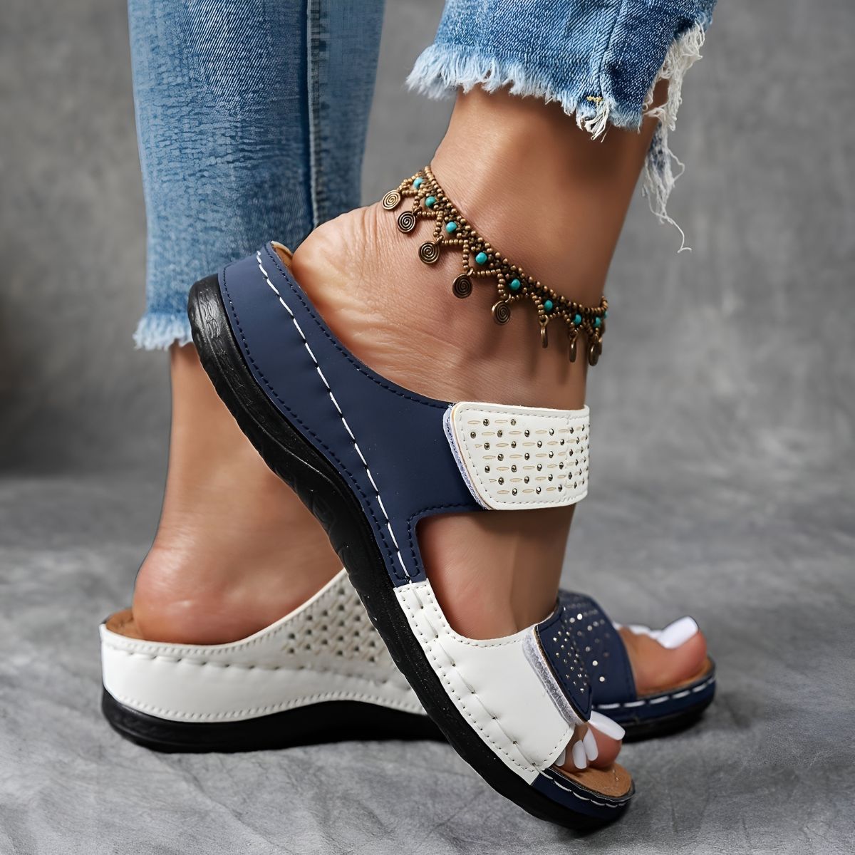 Lynda - Adjustable Comfort Support Sandals