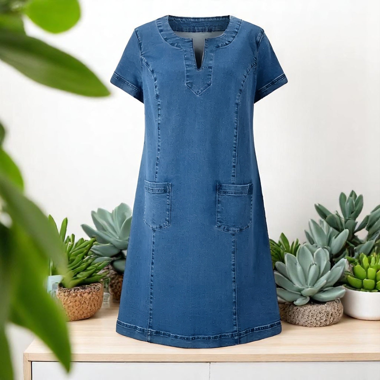Casual Everyday Denim Dress