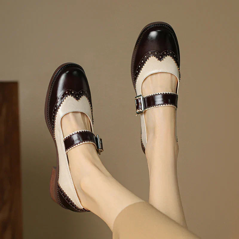 Miana Leather Mary Janes