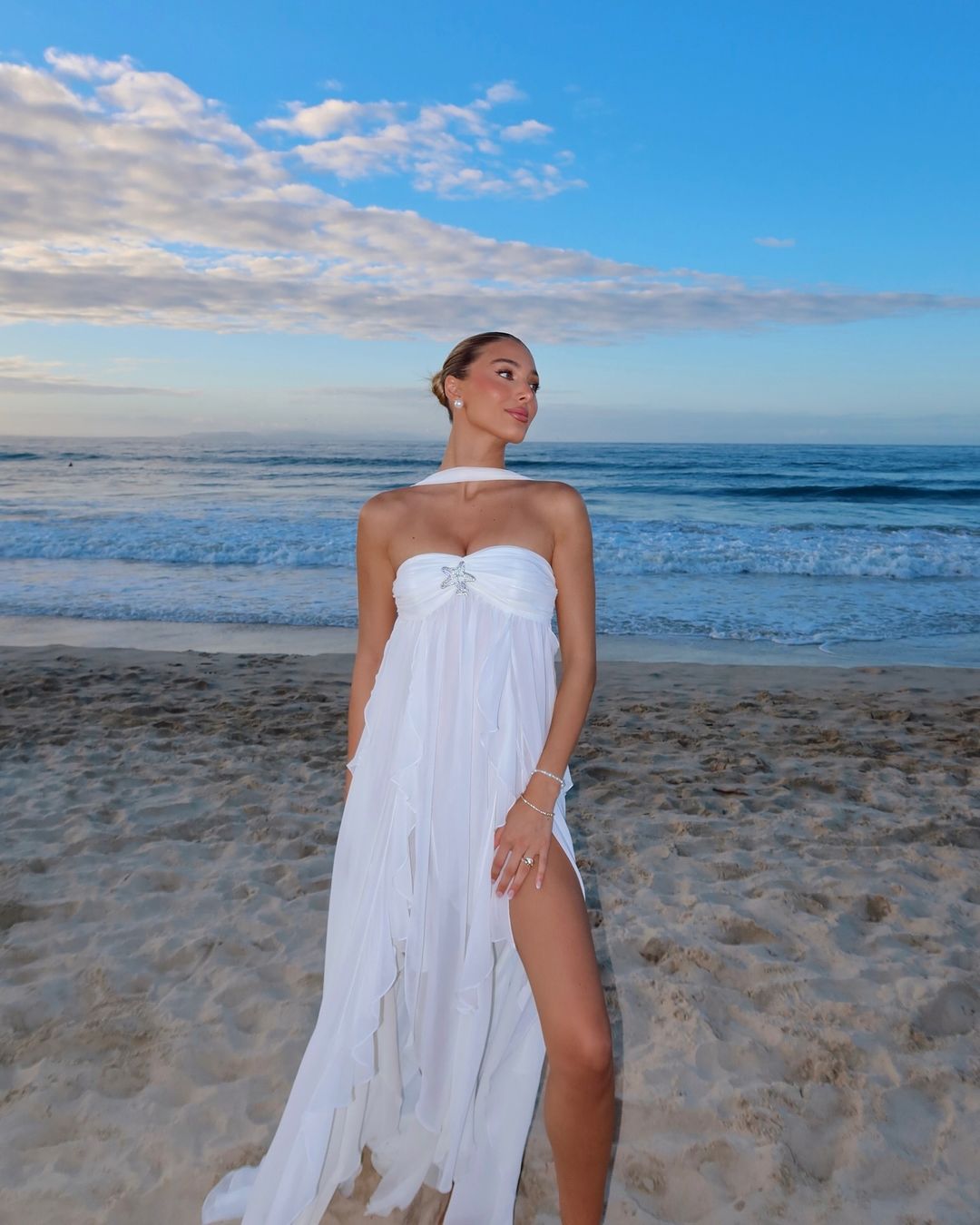 Romantic Ruffle Maxi Dress