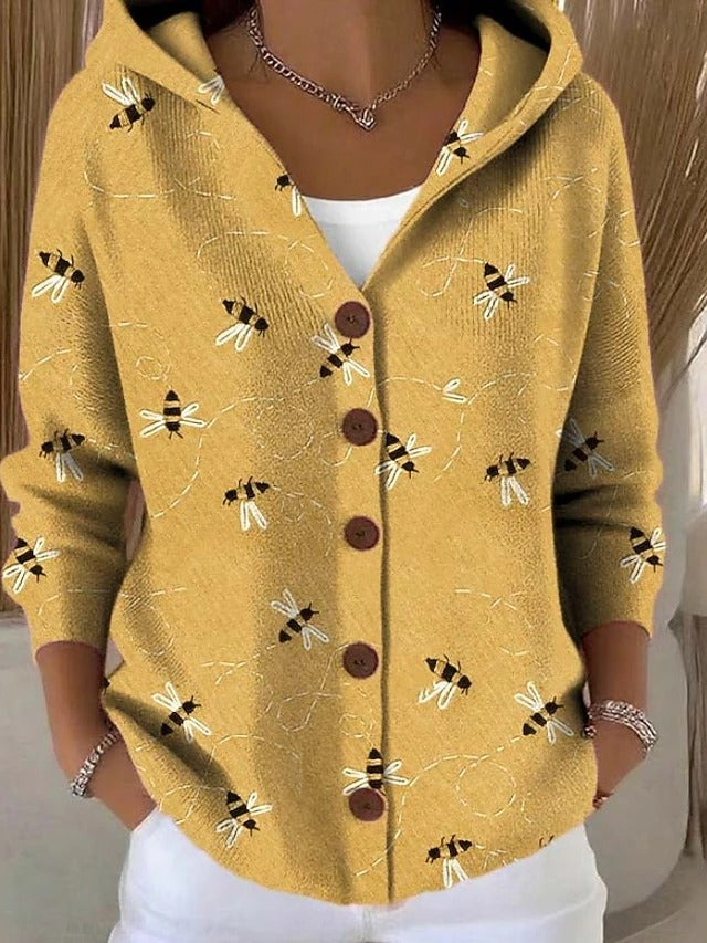 Cassidy | Warm Hooded Cardigan