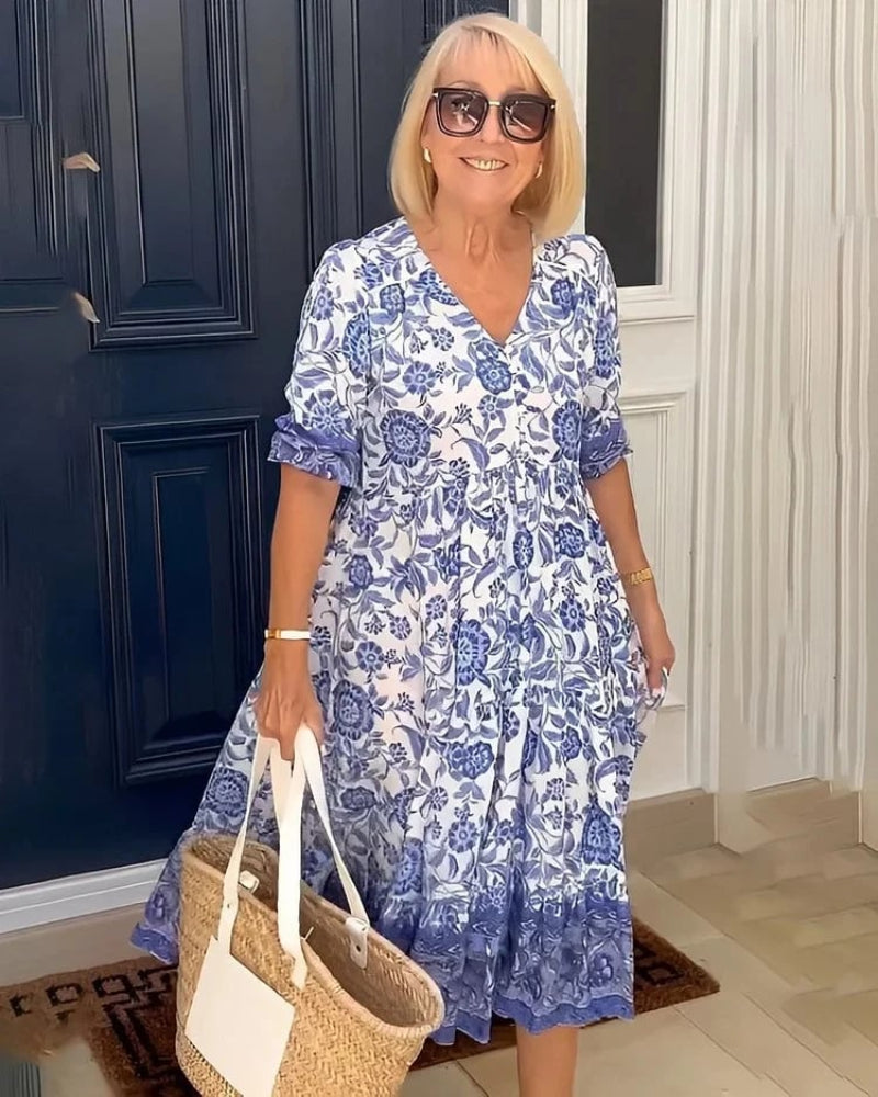 Effortless Printed Summer Dress